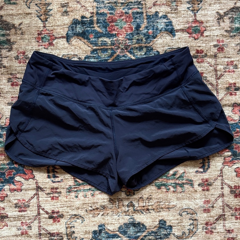Lululemon Athletica Dark Blue Athletic Shorts